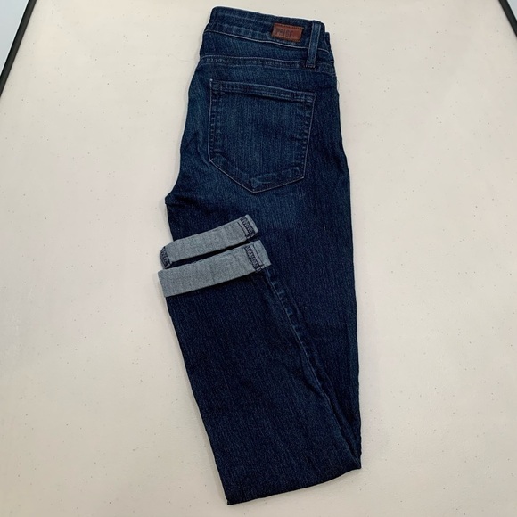 PAIGE Denim - PAIGE Jeans Adult 24 Blue Kylie Crop Medium Wash Cropped Women